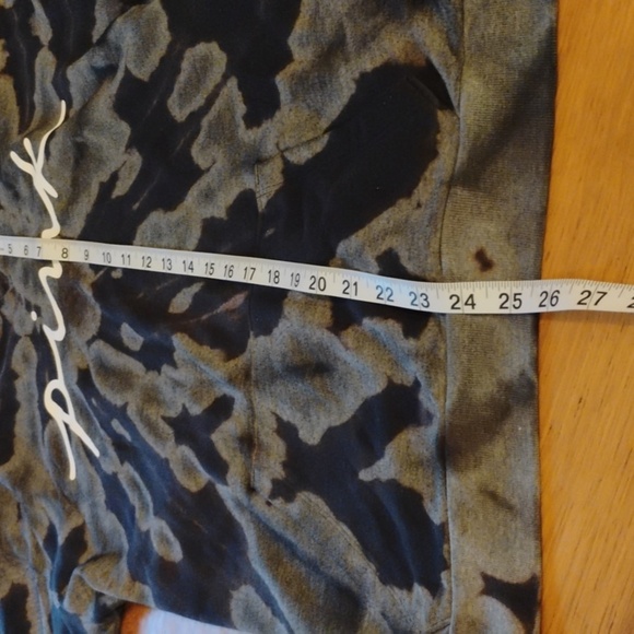 Pink Victoria's Secret dye look hoodie. Size small. Super soft and comfy. - Picture 8 of 9